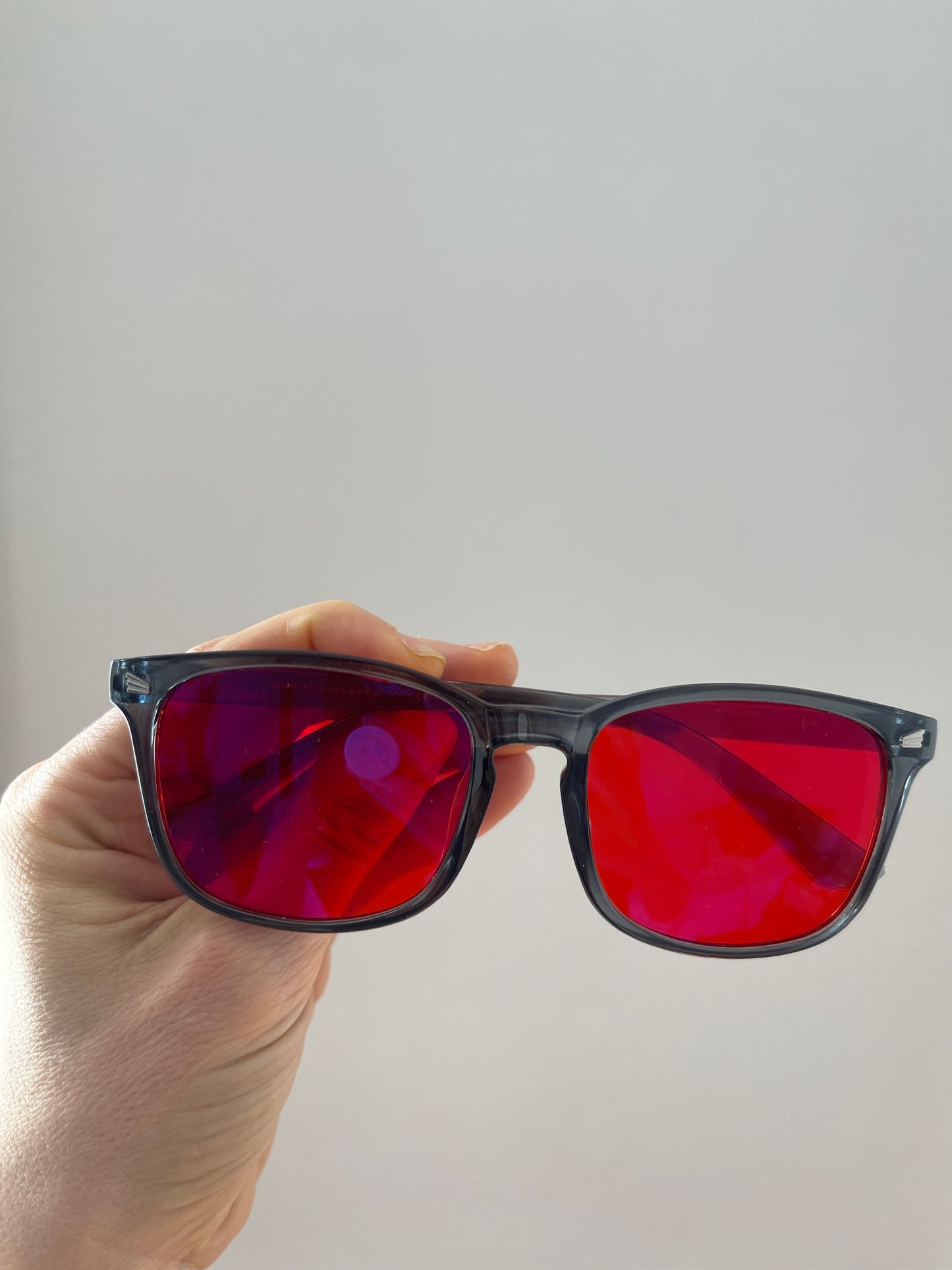 elyen® | Unisex Kırmızı Camlı Mavi Işık Gözlüğü