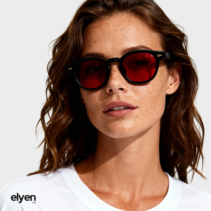 elyen® | Unisex Kırmızı Camlı Mavi Işık Gözlüğü